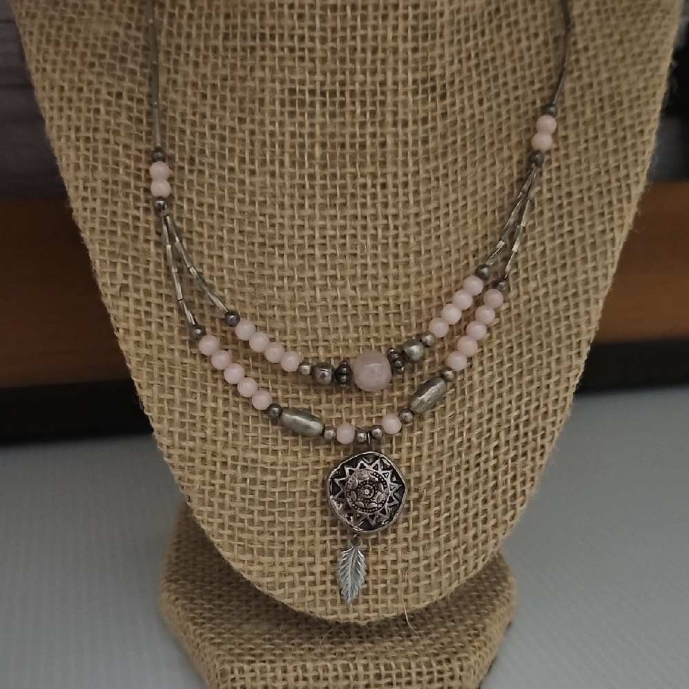 Unique Native American Inspired and Beaded Necklace. See The Craftmanship!!! - Picture 1 of 9